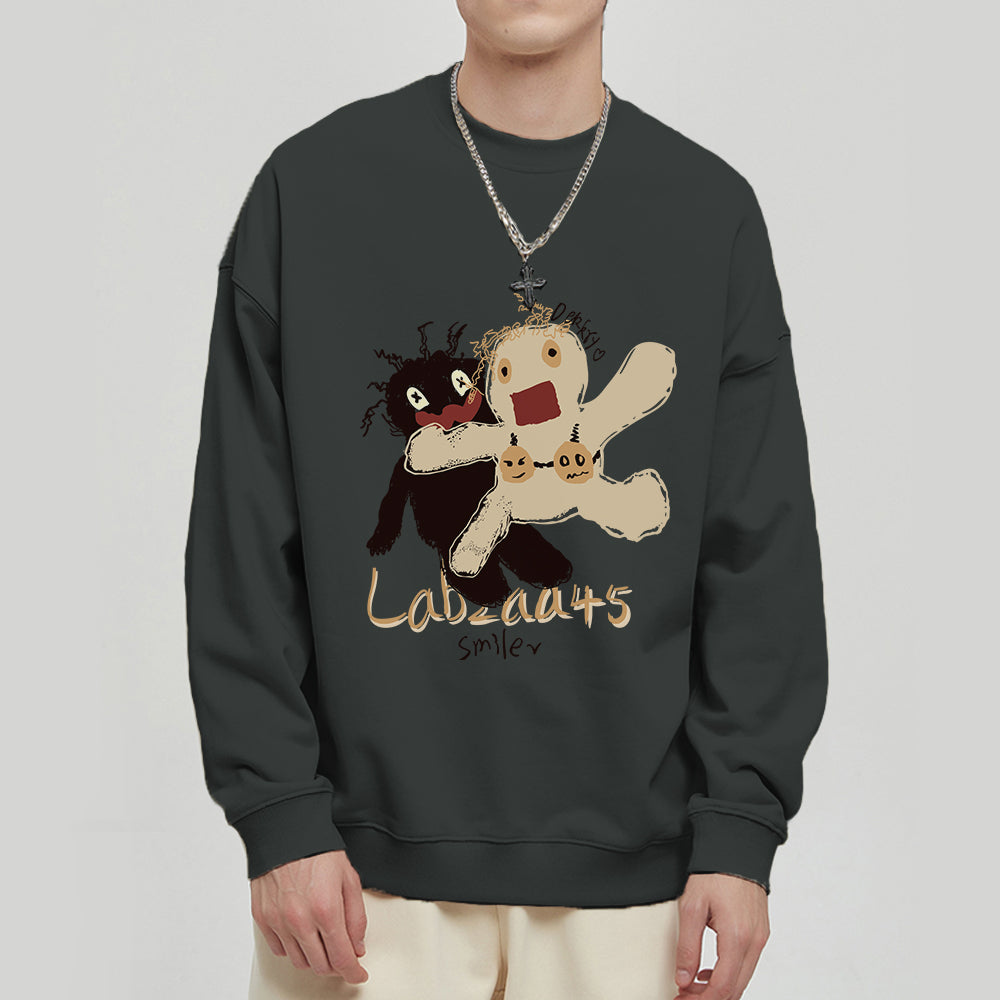 Urban Bold Cartoon Graphic Sweatshirt