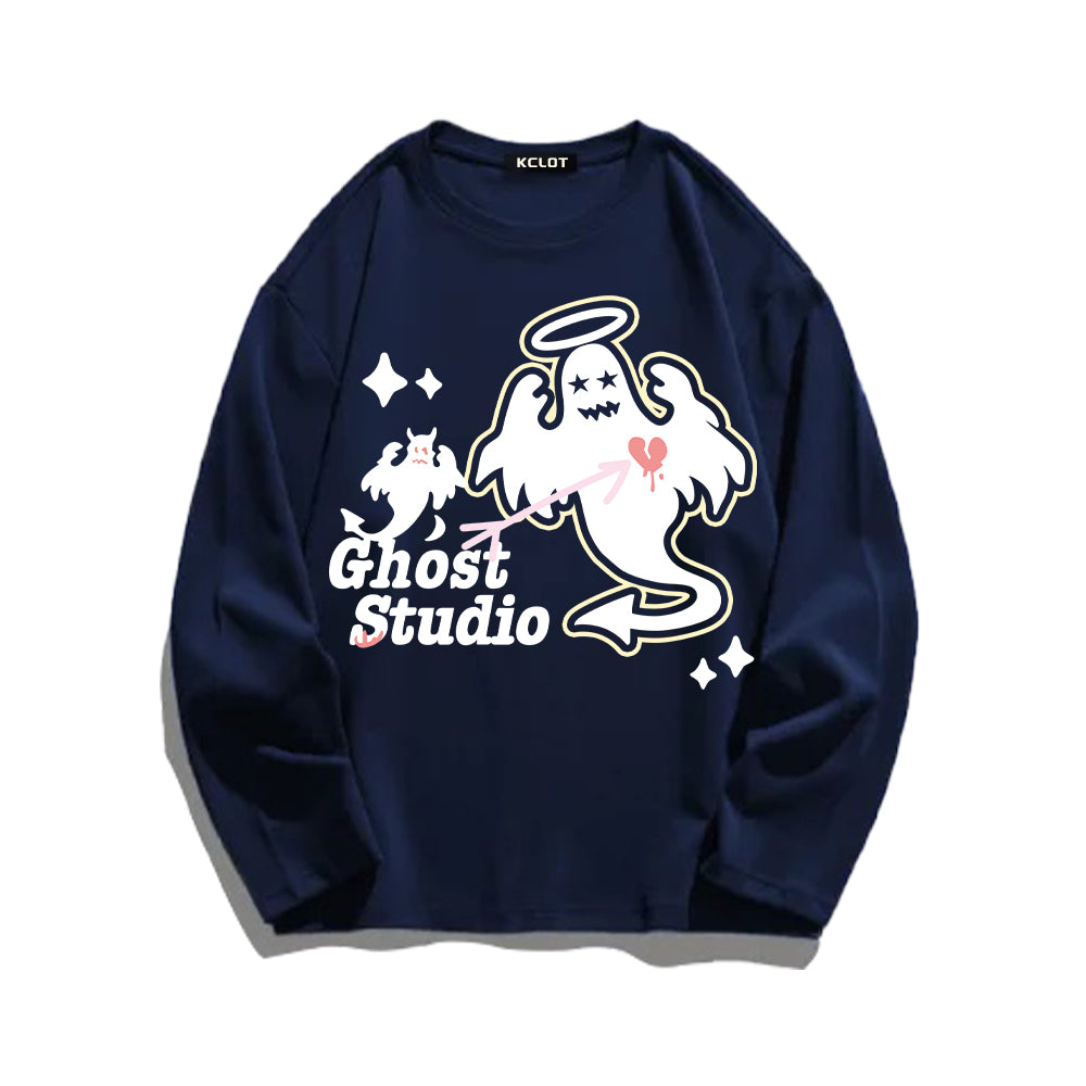 Street Devil Print Sweatshirt