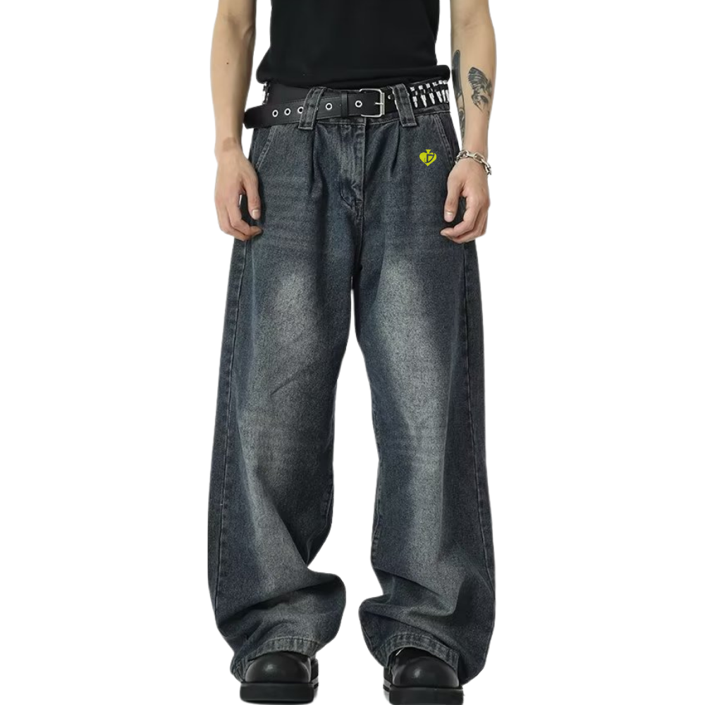 DF Street Wash Oversized Loose Jeans