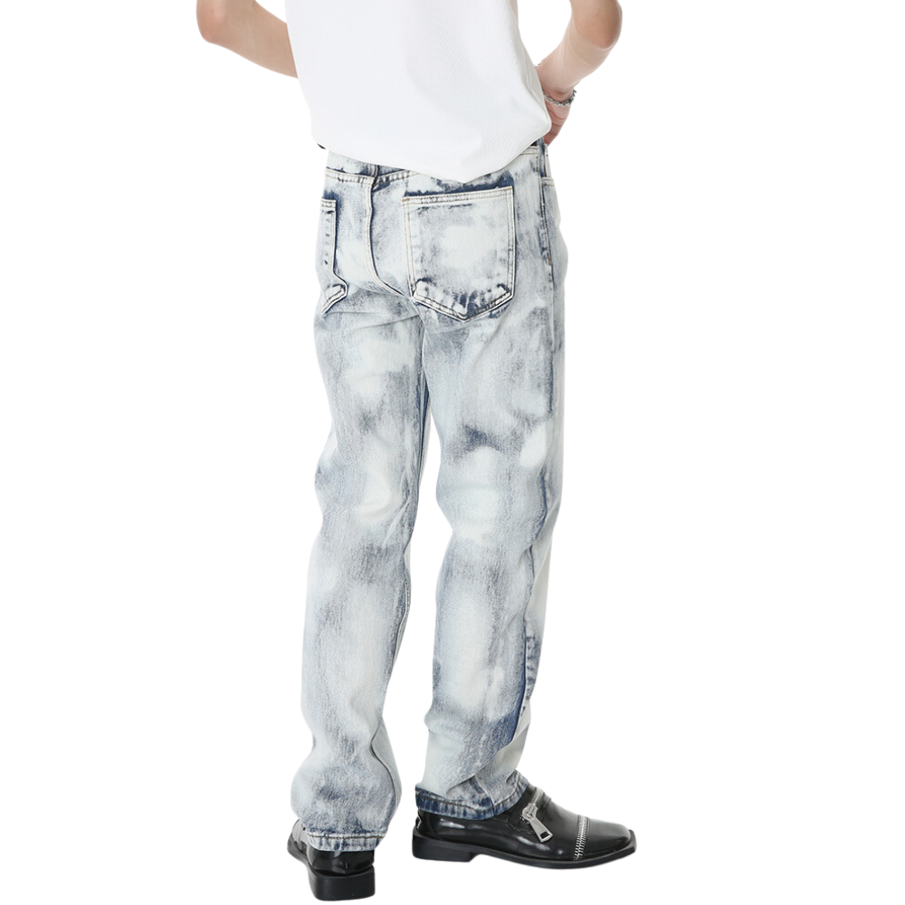 Hip Hop Smudged Jeans