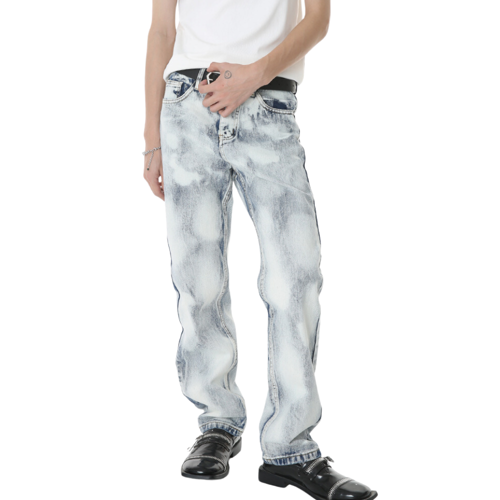 Hip Hop Smudged Jeans