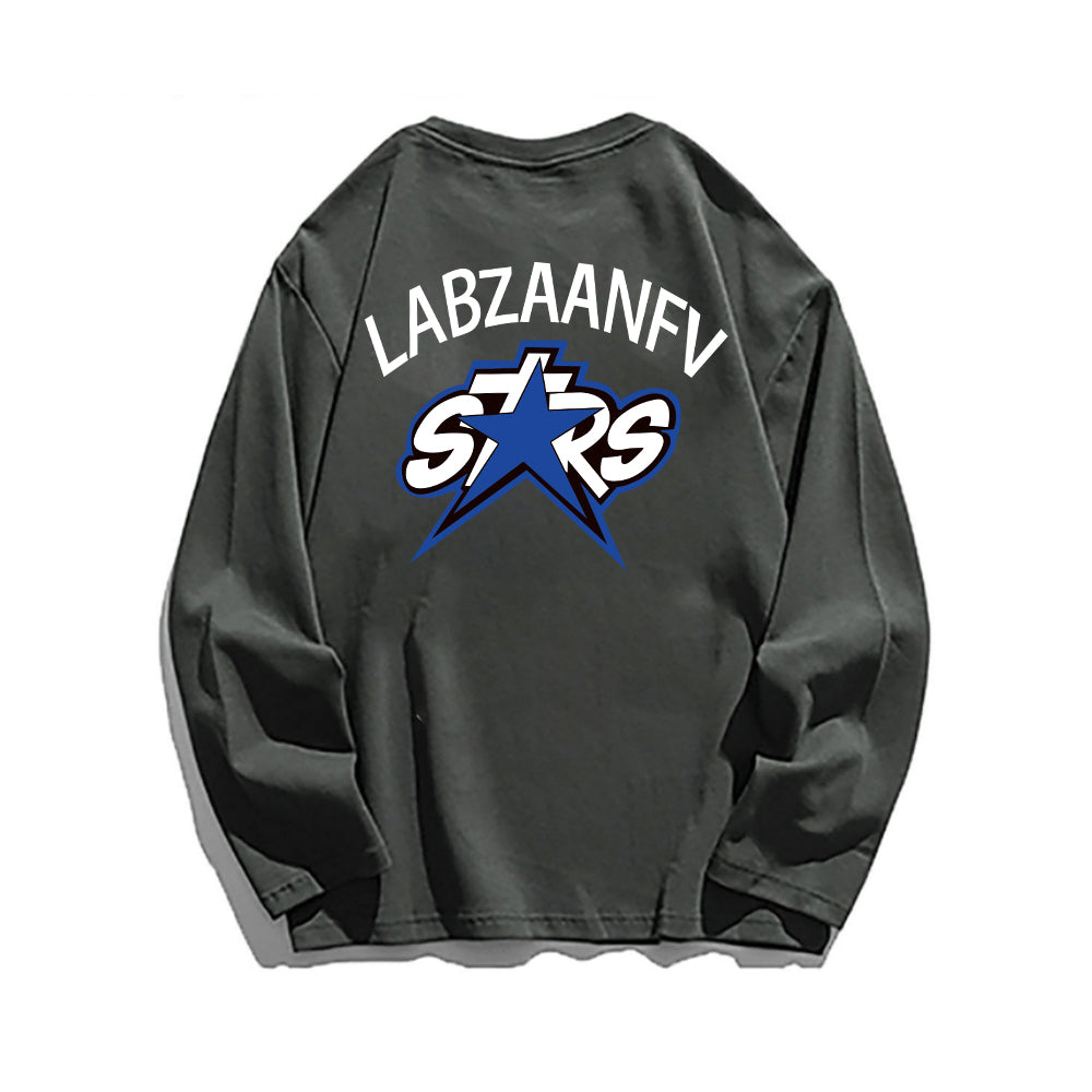 Casual Stars Letter Print Sweatshirt