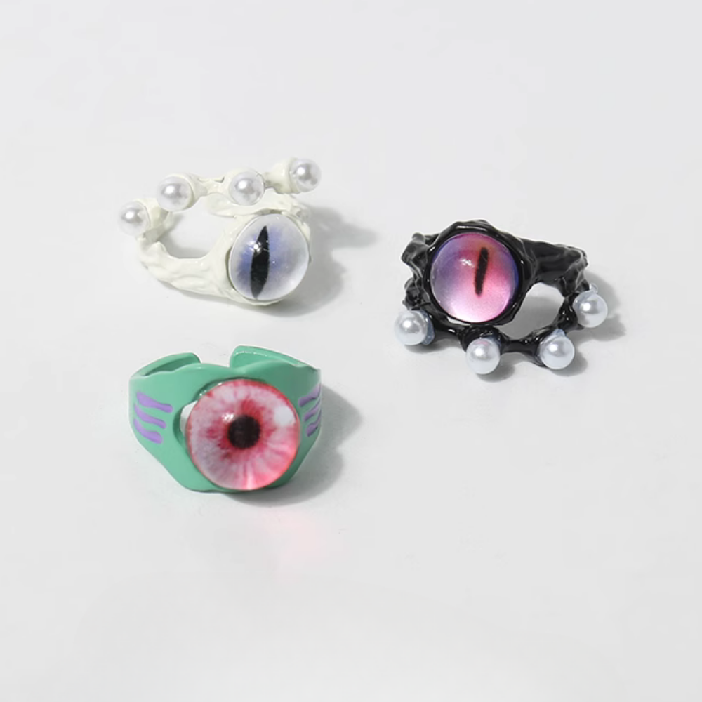 Baeleye | Funny Big Eyes Pearl Ring