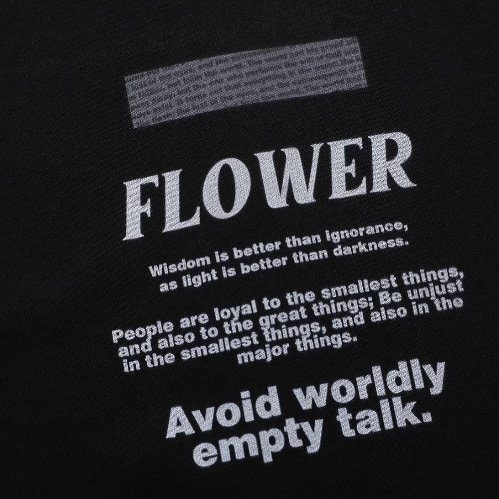 Realistic Flower Letters T-Shirt