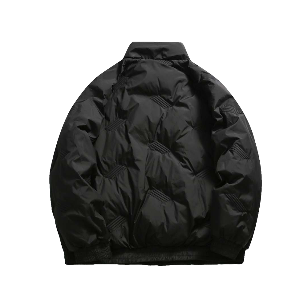 Pressed Line Printing Solid Color Coat