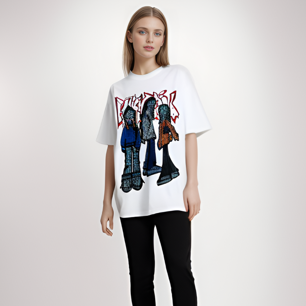 American Three Girls Mosaic T-Shirt