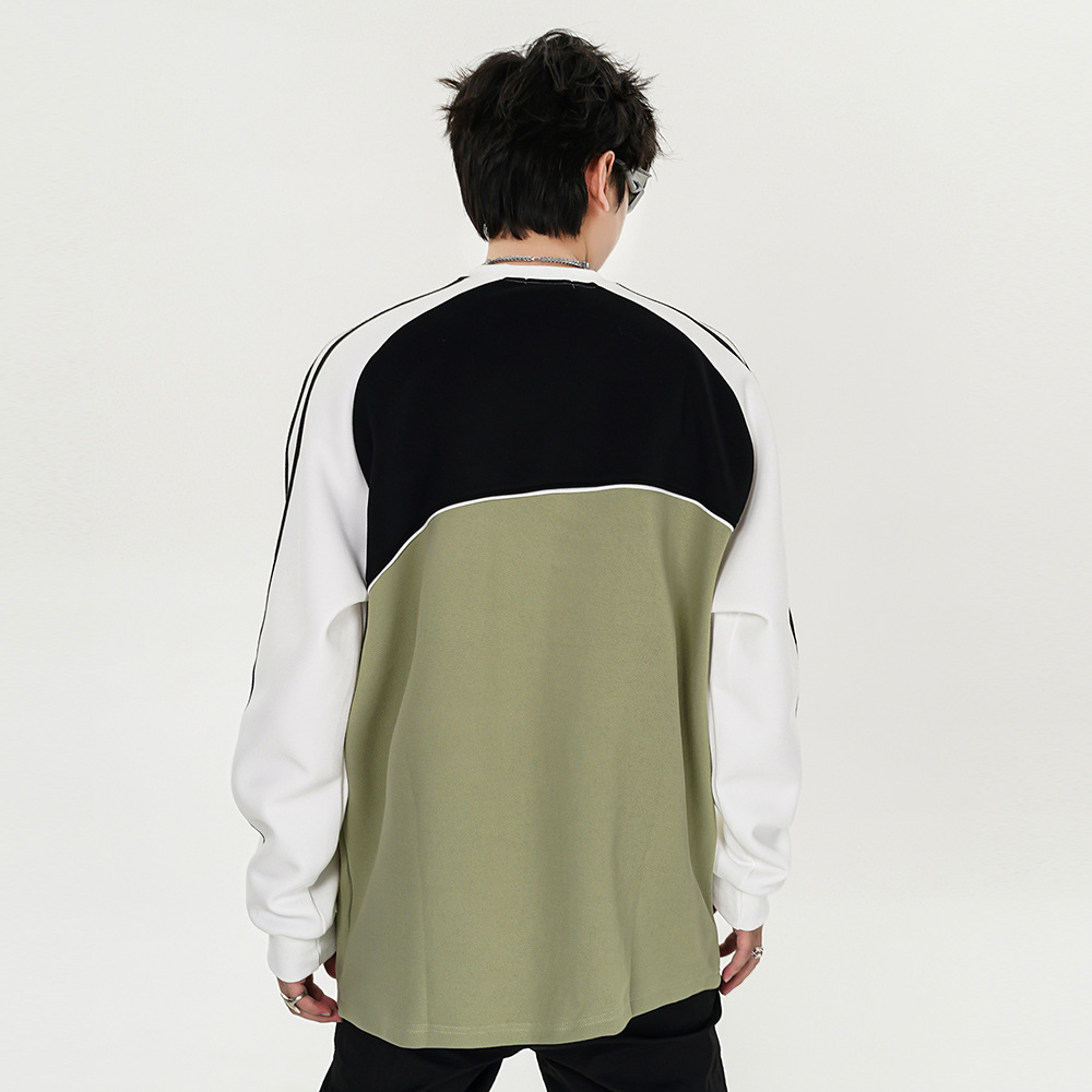Irregular Color Block Sweatshirt