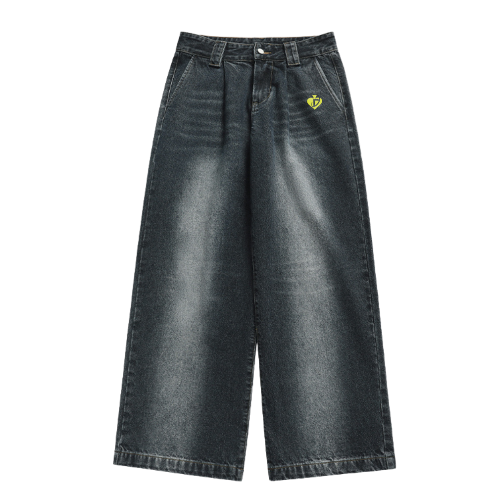 DF Street Wash Oversized Loose Jeans