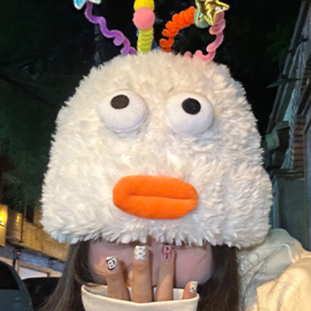 Cute Cartoon Funny Furry Bucket Hat