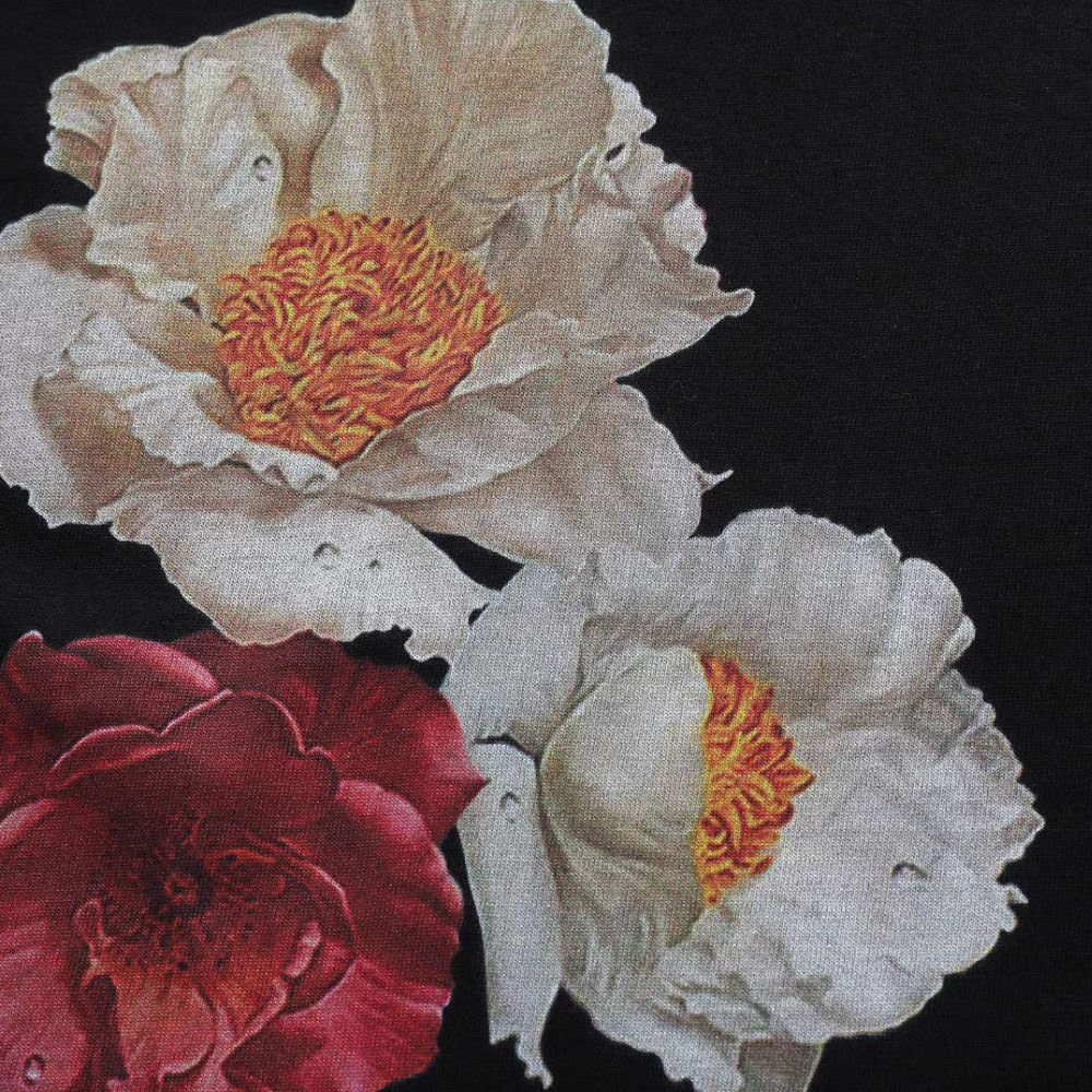 Realistic Flower Letters T-Shirt