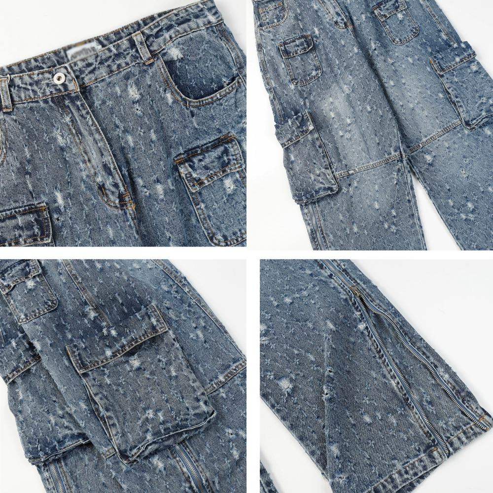 High street Ripped Distressed Jeans