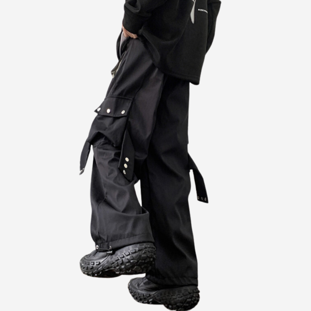 Hip Hop Pocket Couple Cargo Pants