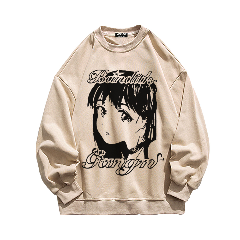 Manga Girls Graphic Sweatshirt