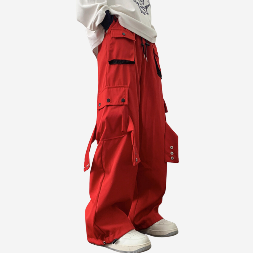 Hip Hop Pocket Couple Cargo Pants