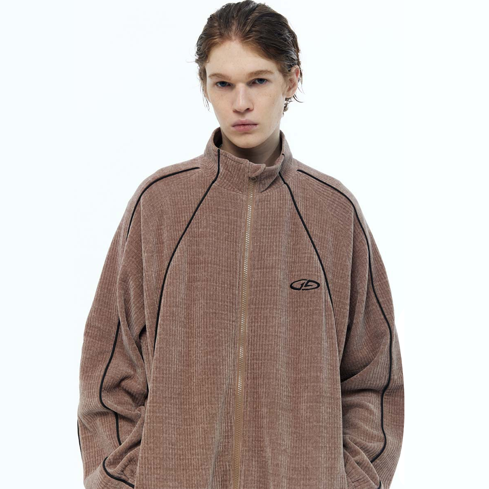 Retro Solid Color Corduroy Jacket