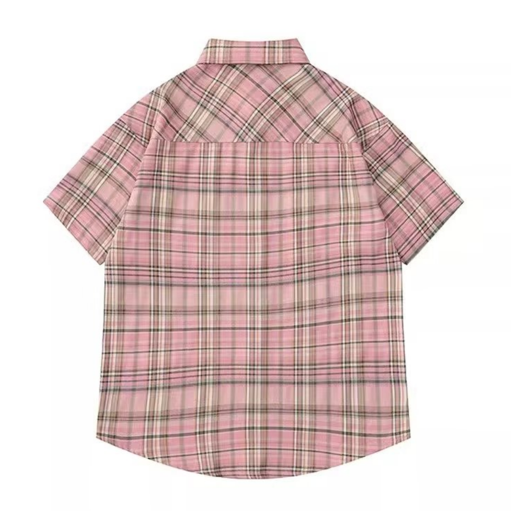 Literary R Letter Striped Shirt