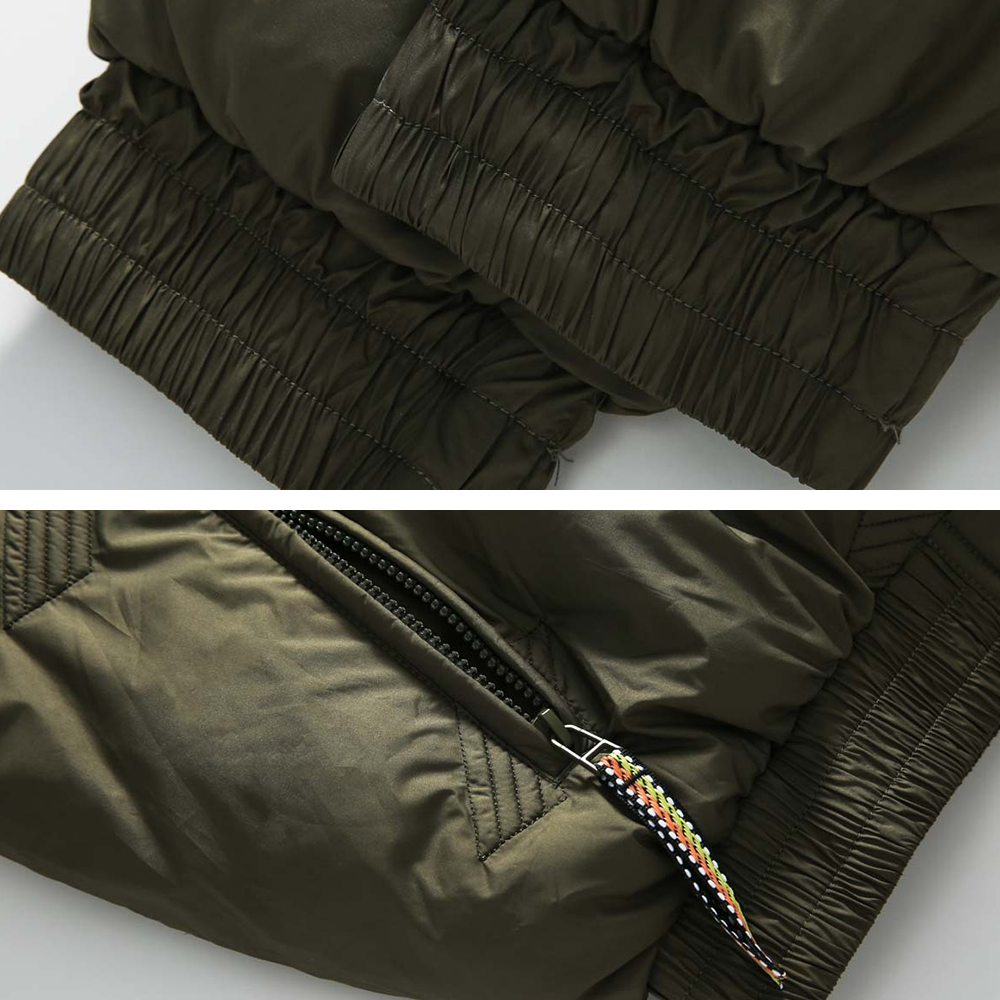 Pressed Line Printing Solid Color Coat