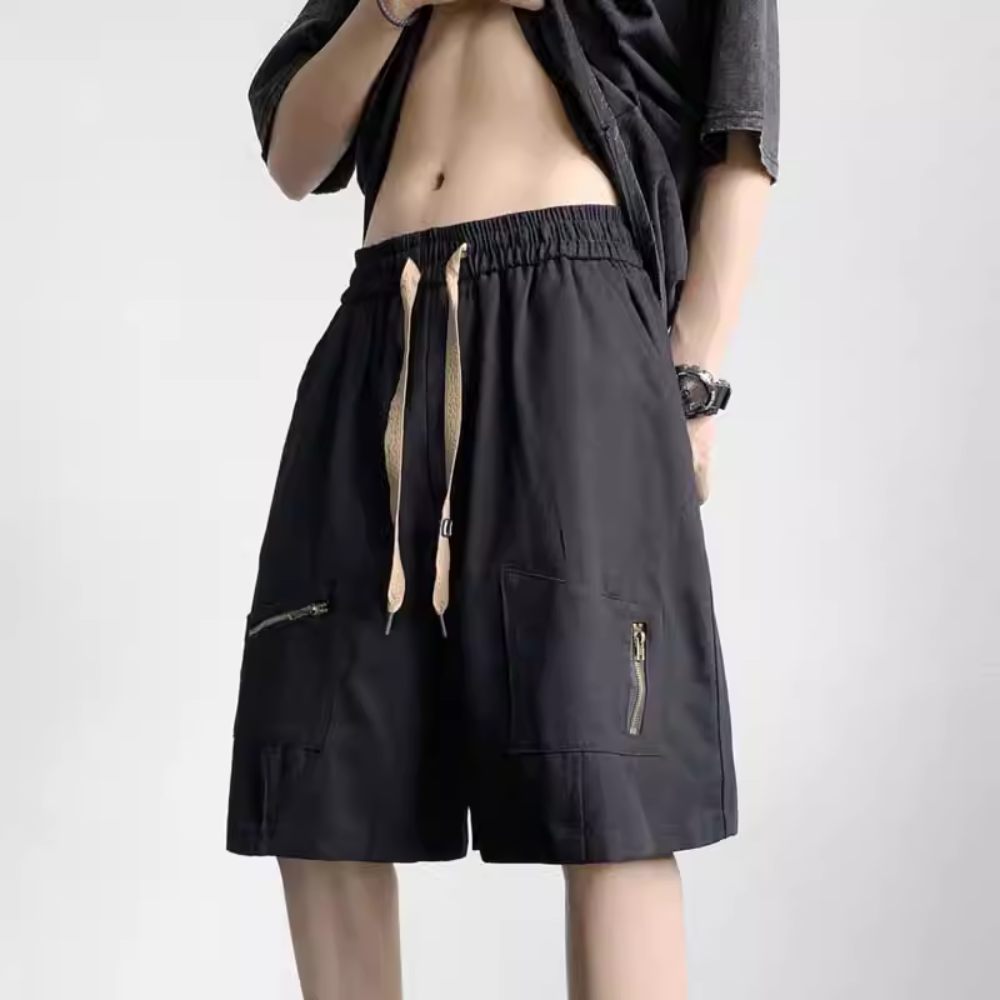 Vintage Japanese Zip Cargo Shorts