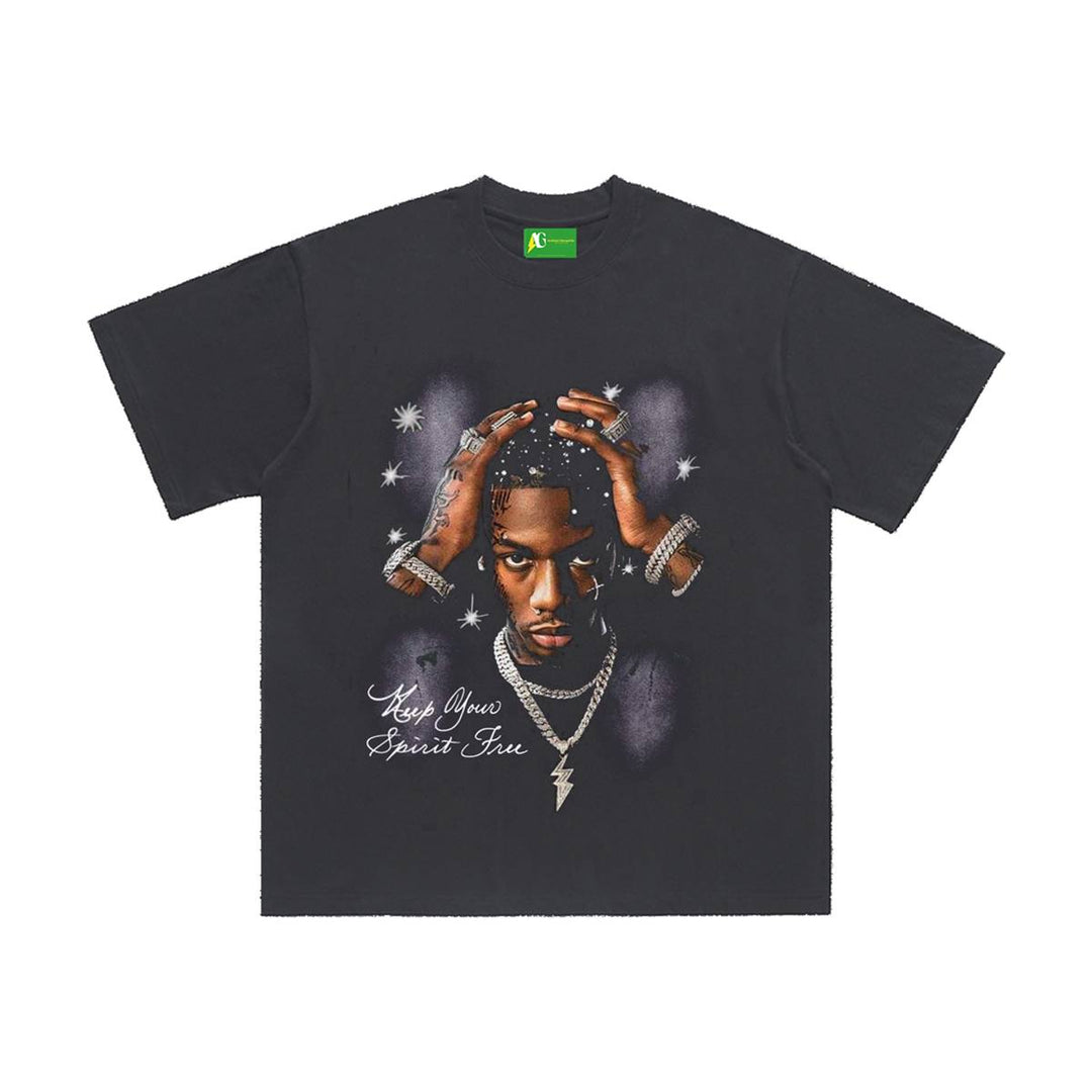 AG American Street Trend  Kill By Touching The Head T-Shirt