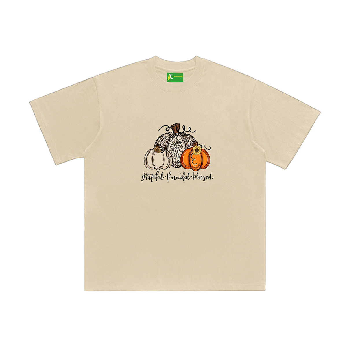 AG Halloween Really Three Pumpkins T-Shirt