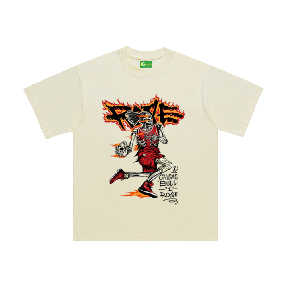 AG American Street Basketball Star Roses Never Fade T-Shirt