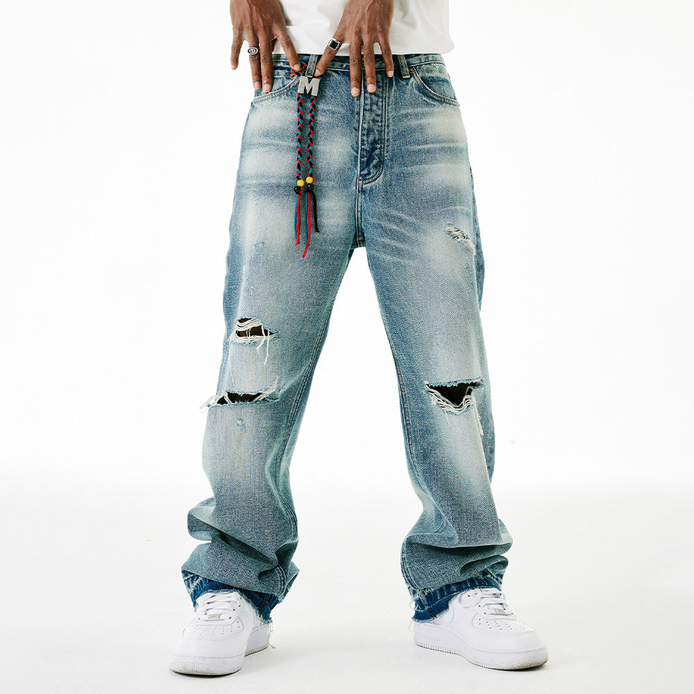 High Street M Ripped Jeans