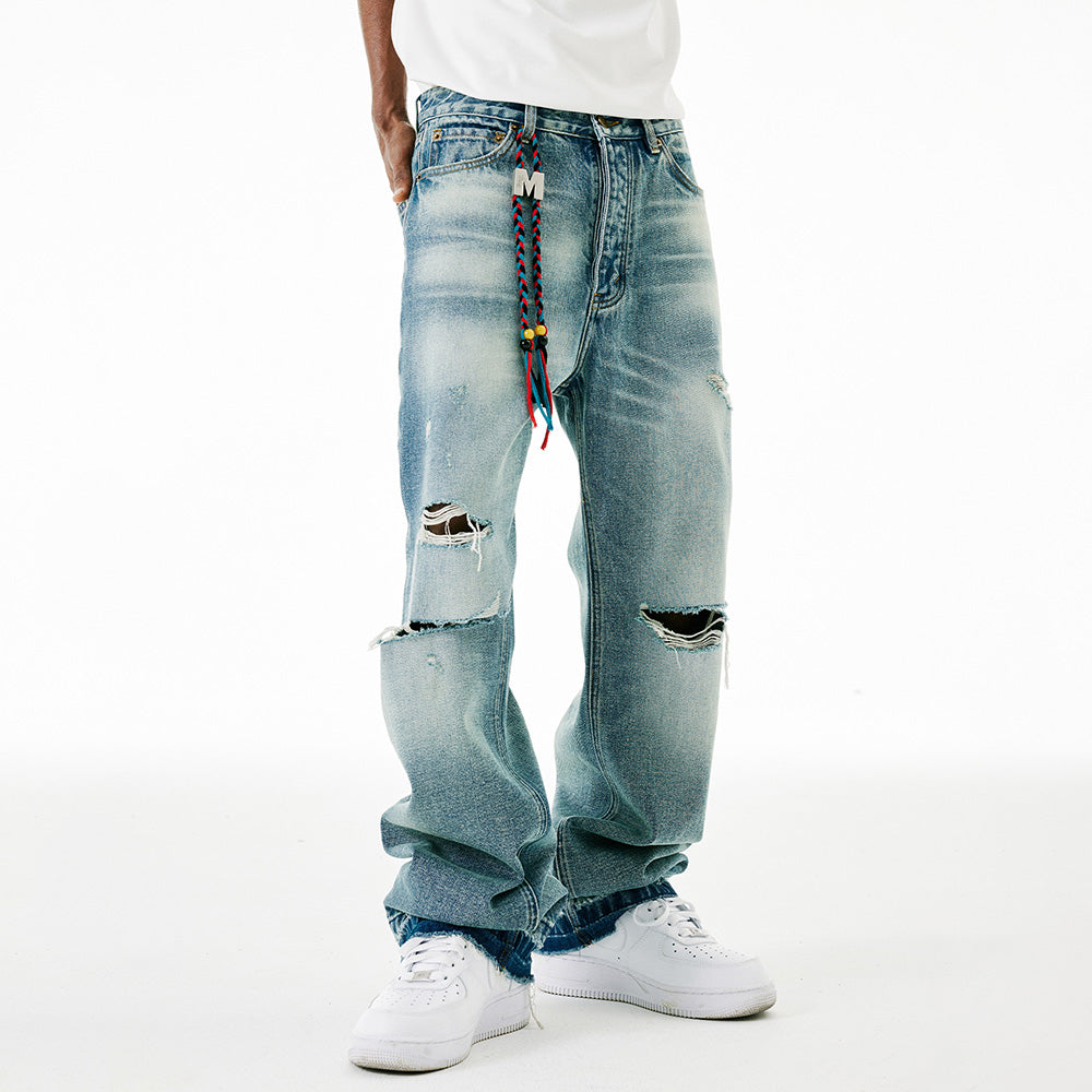 High Street M Ripped Jeans