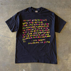 Street Philanthropist Colored Letter T-Shirt