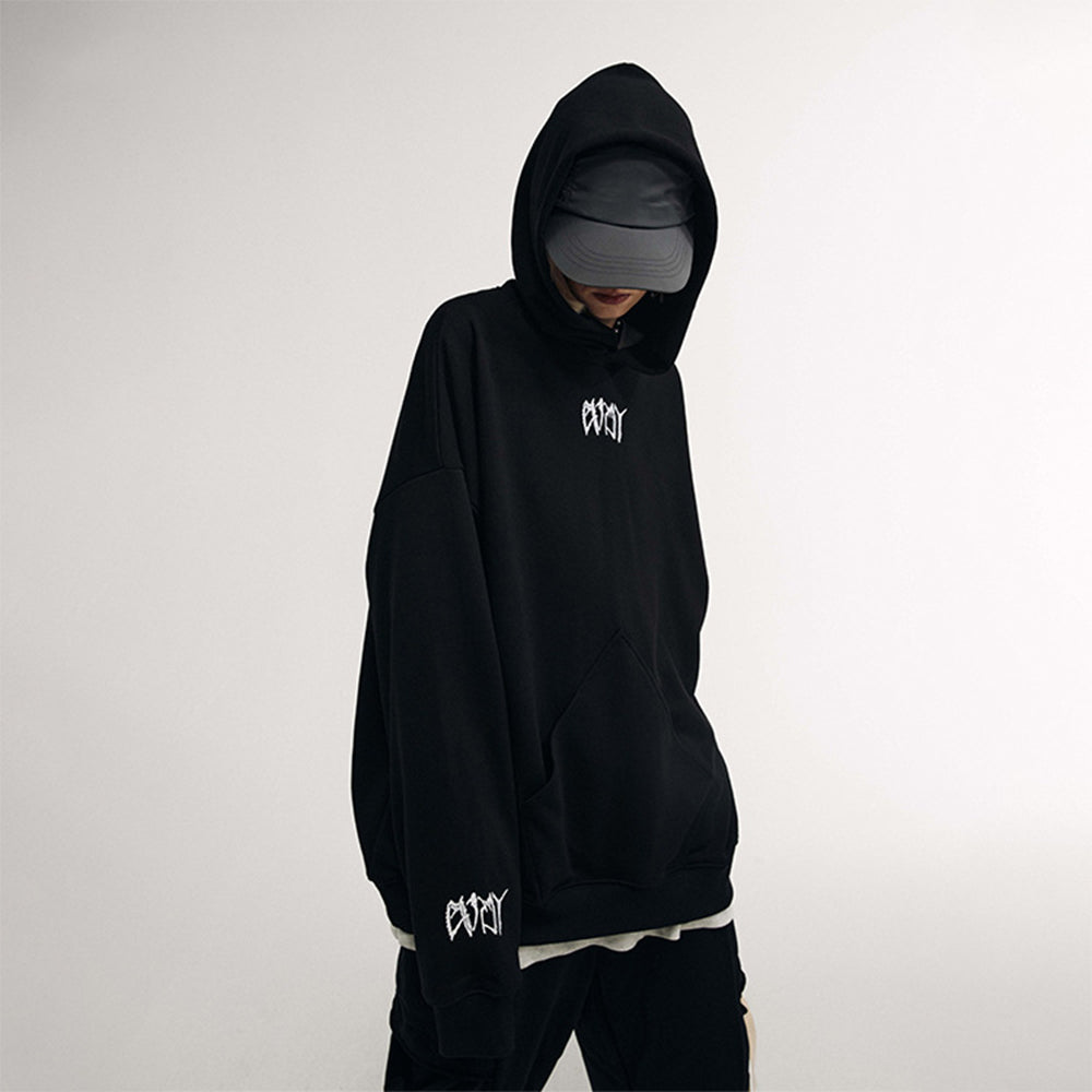 Skeleton Zipper Graphic Hoodie