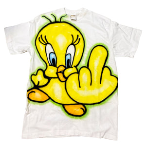 Street Philanthropist Yellow Bird Emo Original Y2K T-shirt