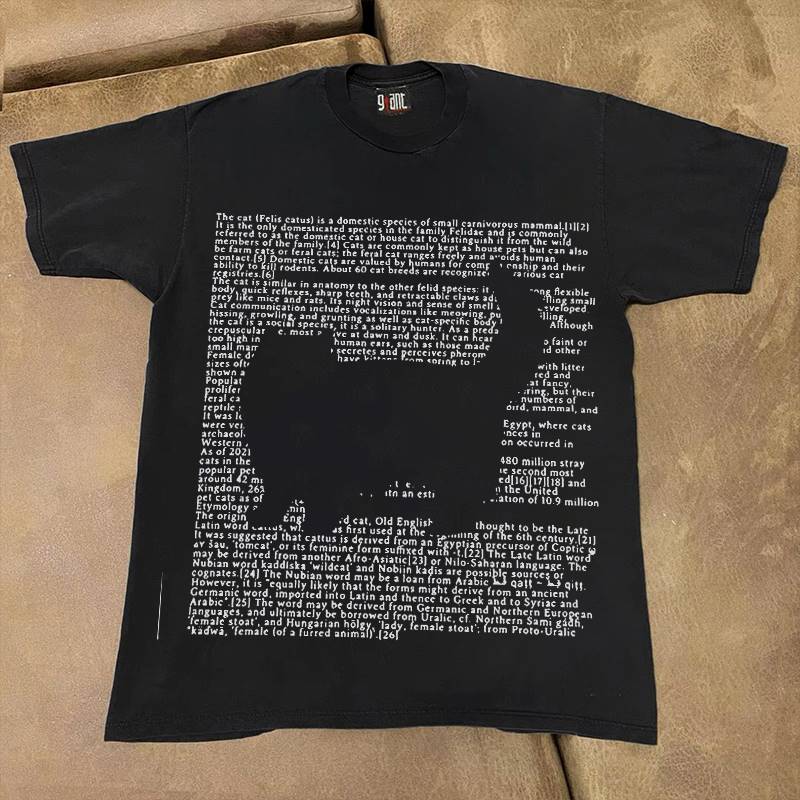 Street Philanthropist Back Cat T-Shirt