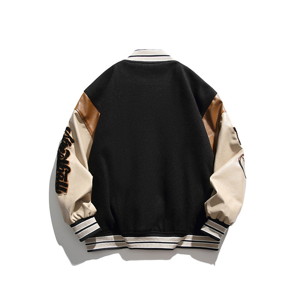 Japanese Contrast Color Artistic Jacket