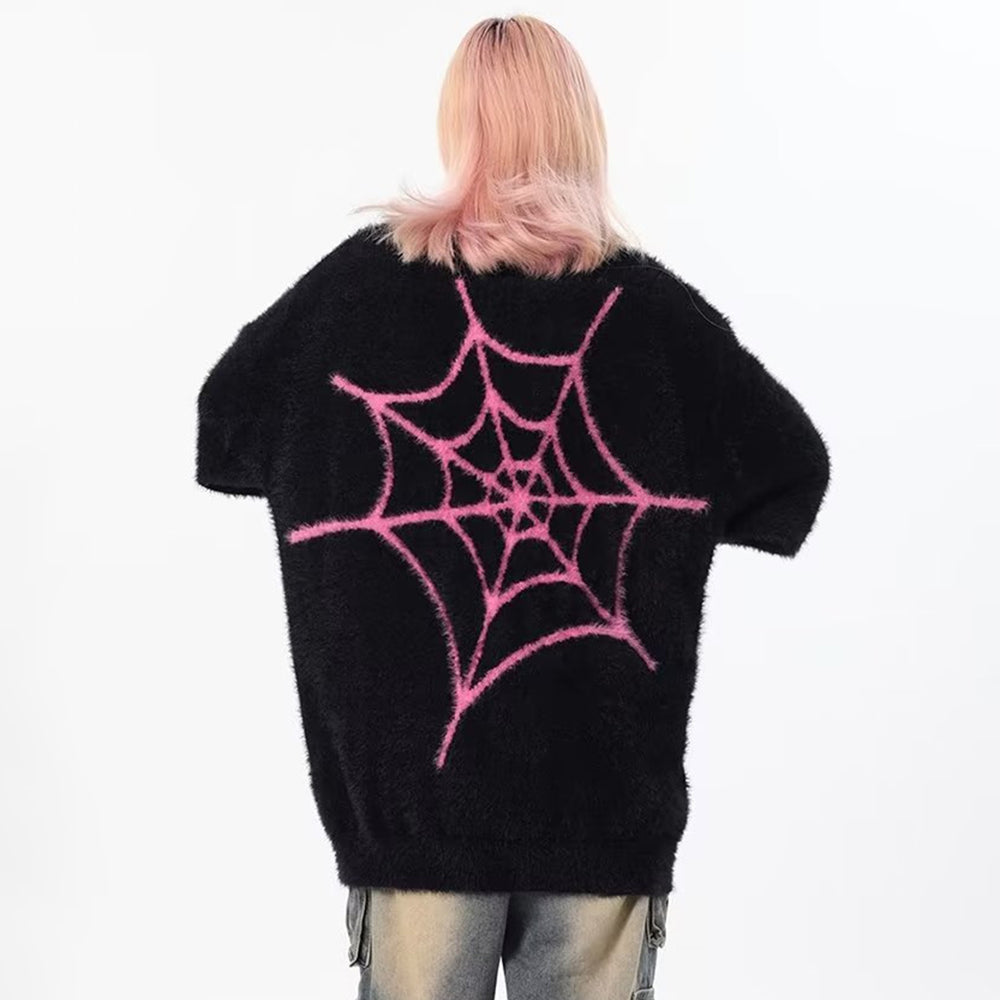 OOC' High Street Spider Jacquard Fleece Sweater