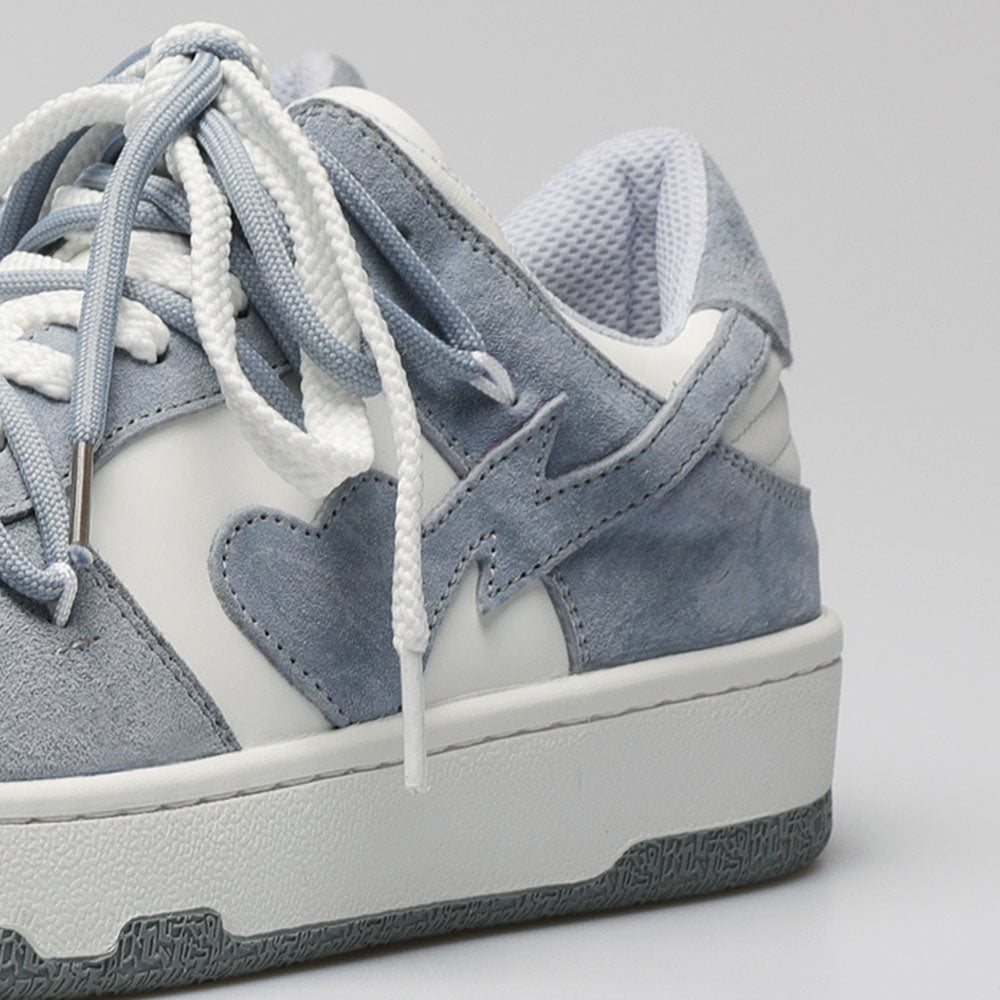 H-Block | Street Heart Stitching Casual Sneakers
