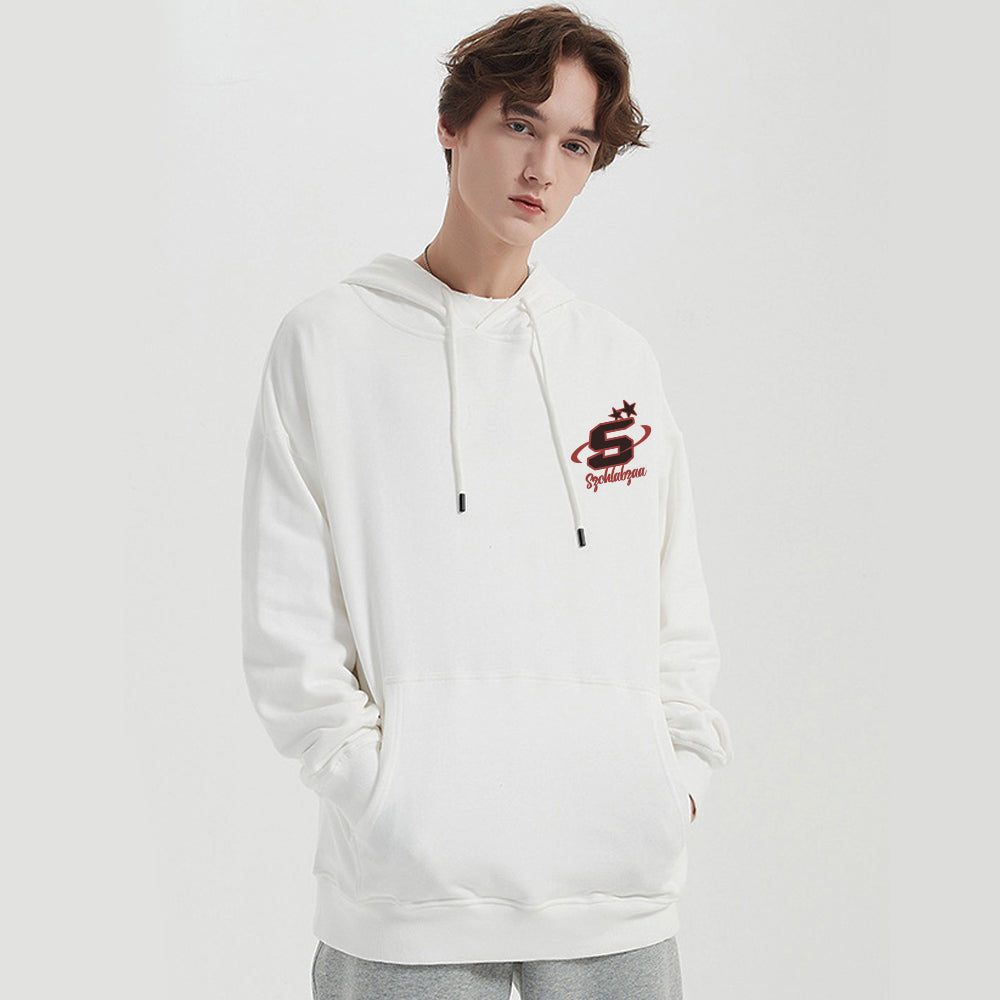 Street Letter Graphic Cotton Hoodie