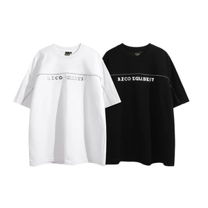 Street Philanthropist  Design inspired metal zipper T-shirt