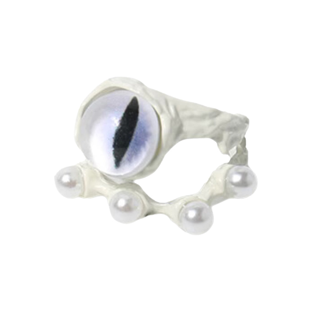 Baeleye | Funny Big Eyes Pearl Ring