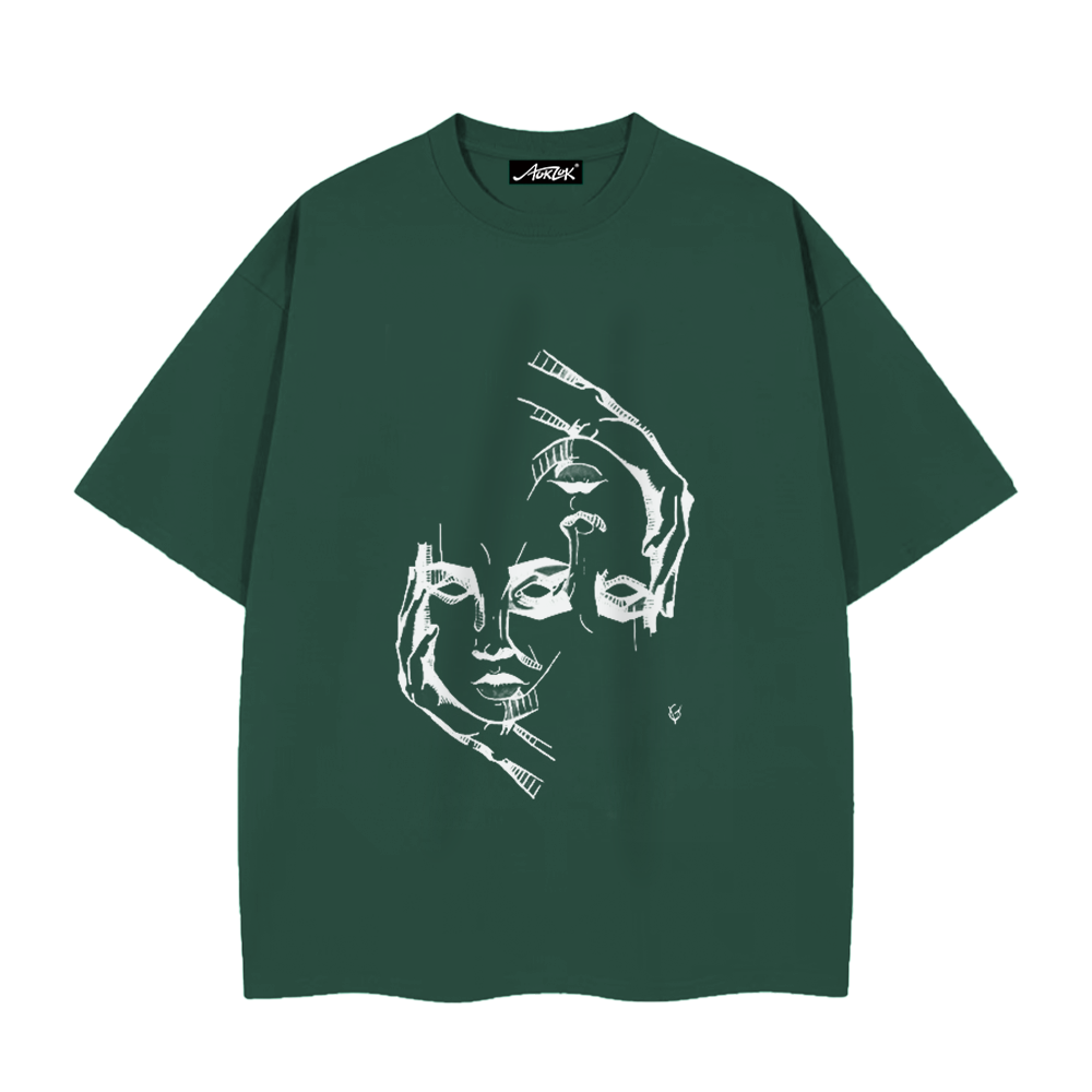 Reversible Face Print T-shirt