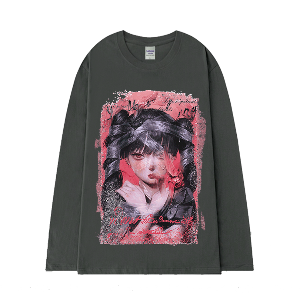 Ponytail Girl Long Sleeve Shirt