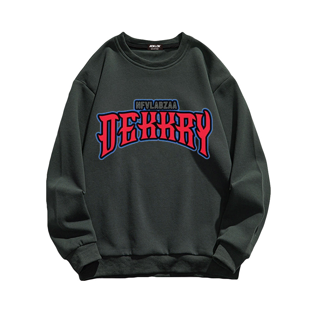 Casual Letter Print Sweatshirt