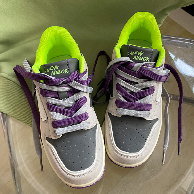 American Versatile Contrast Casual Sneakers