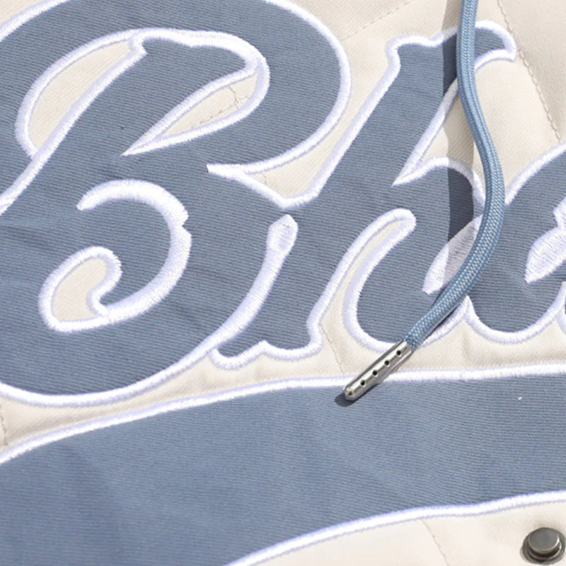 Urban Classic Letter Graphic Coat