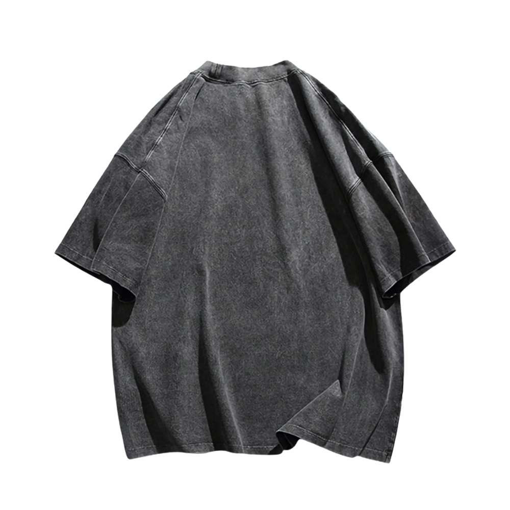 Letter Washed T-shirt