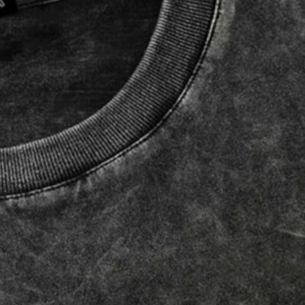 Letter Washed T-shirt