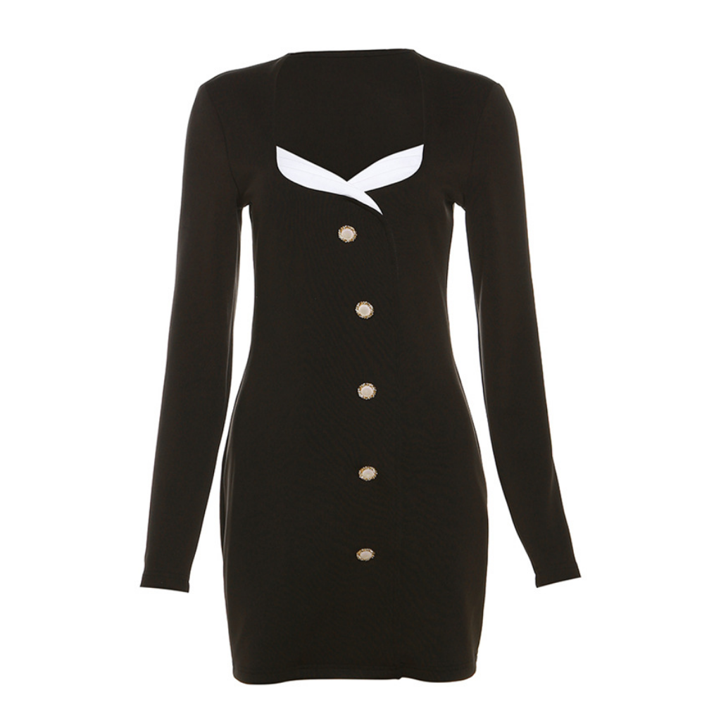 Women's Urban Color Block Dress