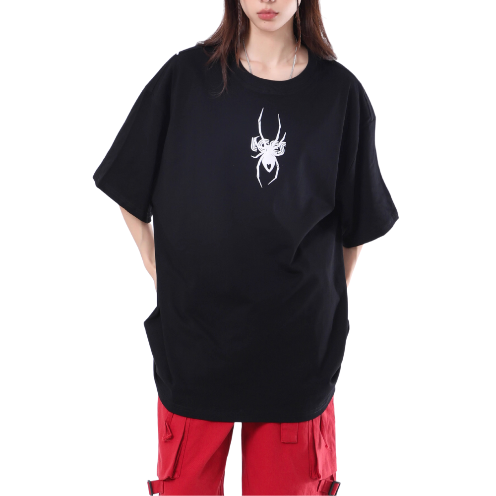 Street Love Spider Web Print T-shirt