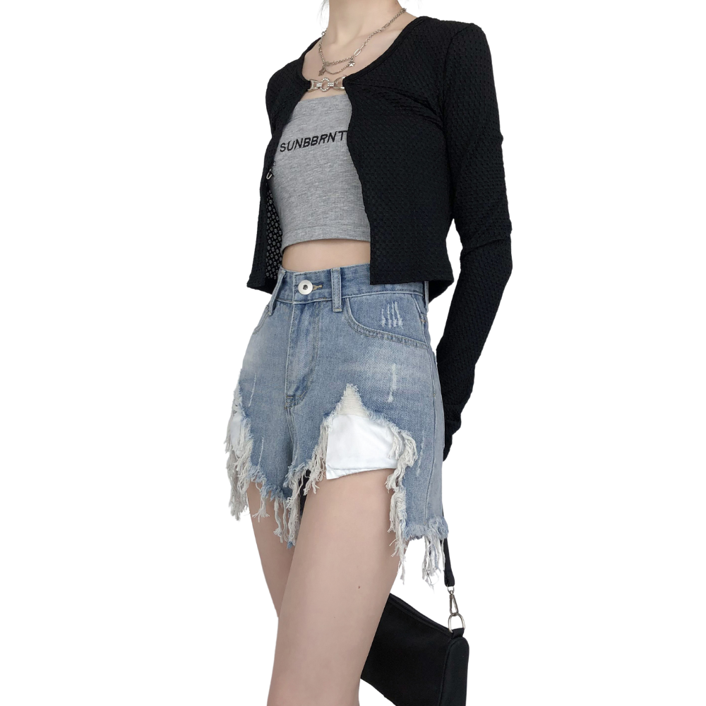 Women's Street Ripped Shorts