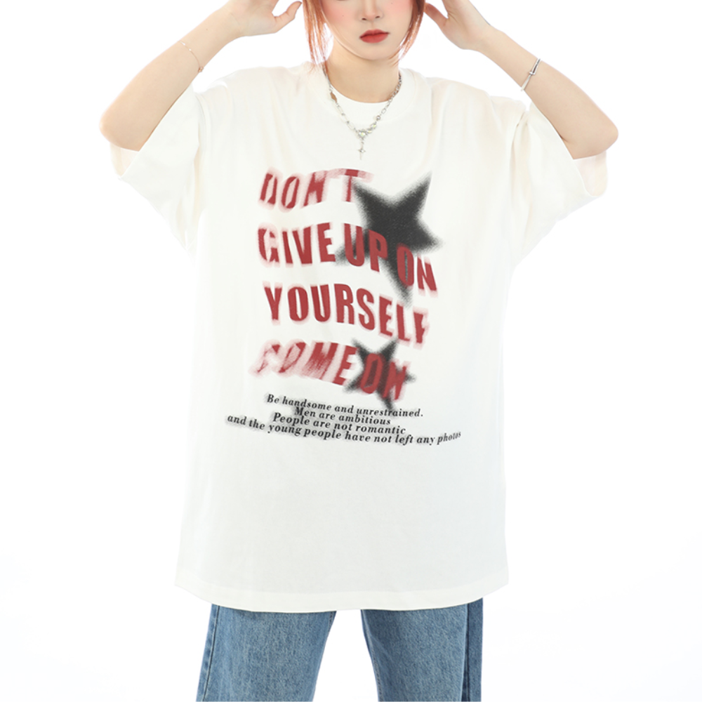 Mixed Letter T-shirt