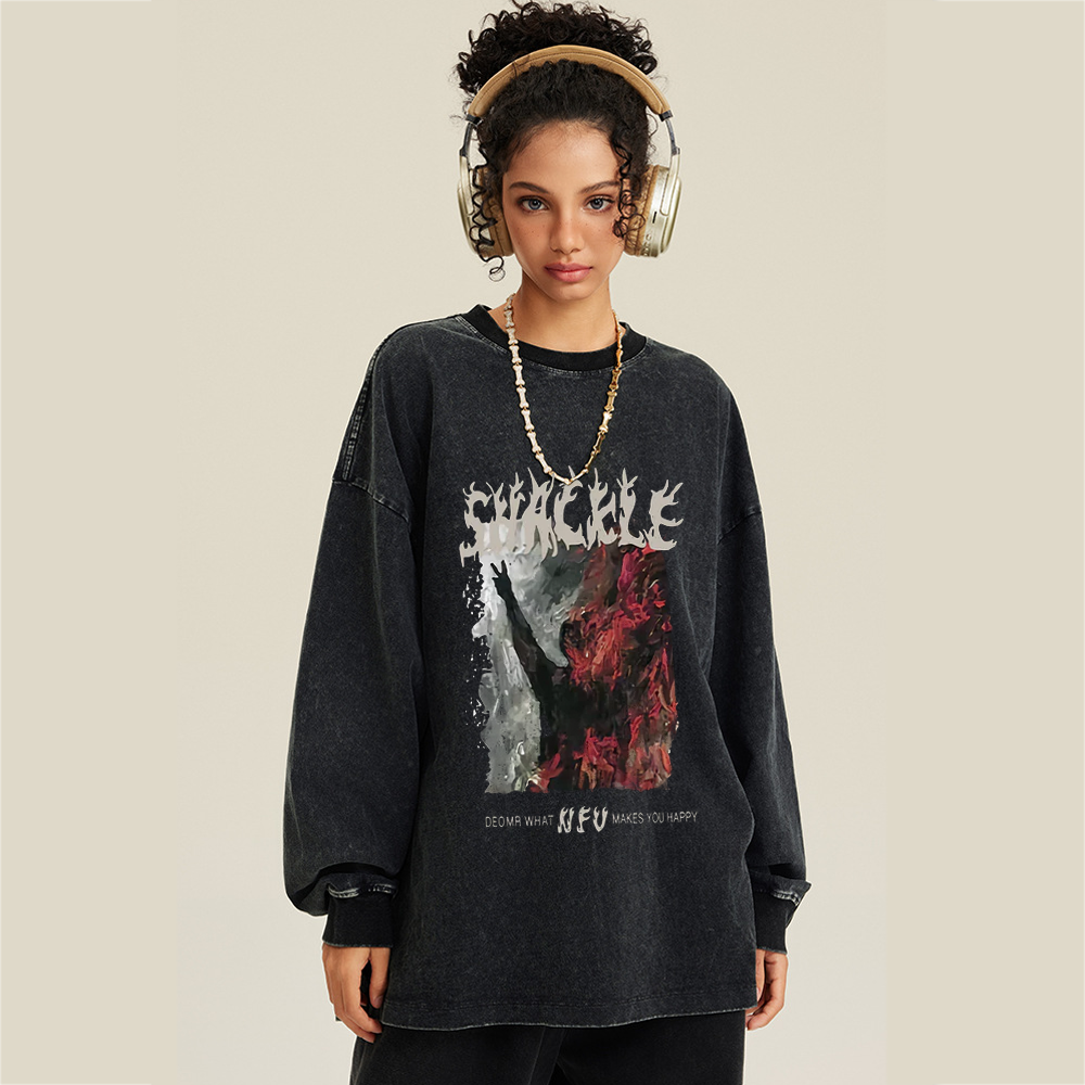 Reborn From The Ashes Printed Sweatshirt