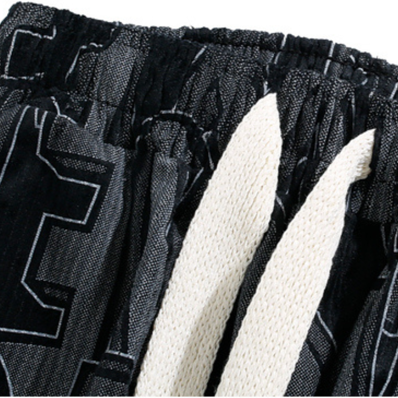 Urban Letter Embroidery Sweatpants